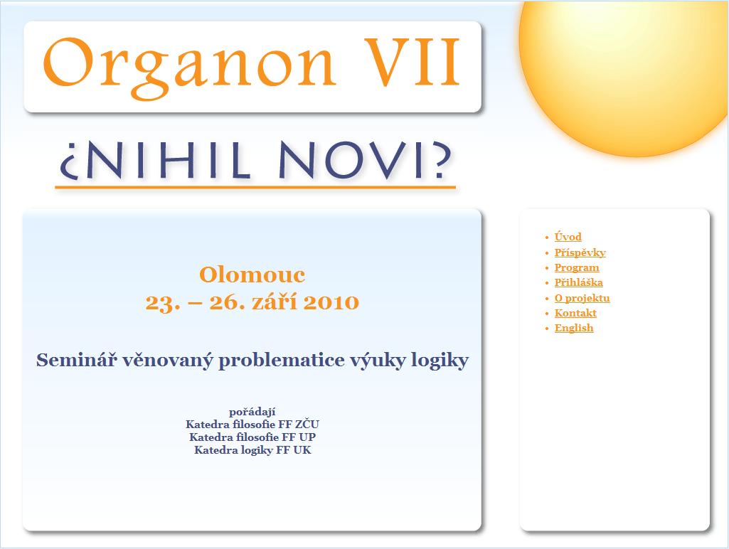 Organon VII.